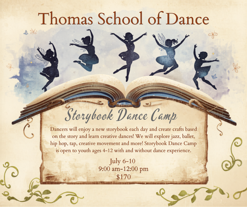 Update Storybook Dance Camp Ad