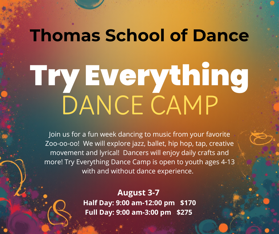 Update Try Everything Dance Camp Ad