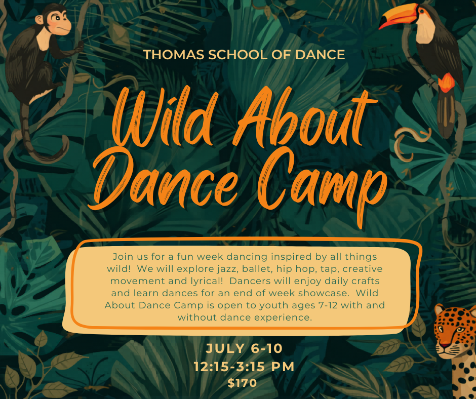 Update Wild About Dance Camp Ad - Version 1